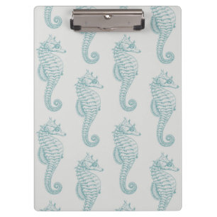 Carpeta De Pinza Caballos tropicales de mar, patrón de caballito de