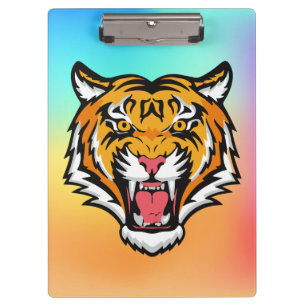 Carpeta De Pinza Cabeza de tigre ruidosa-25818