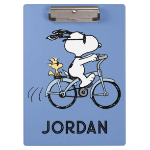 Carpeta De Pinza Cacahuetes Bicicleta Snoopy & Woodstock