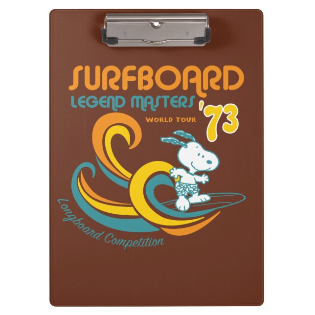 Carpeta De Pinza Cacahuetes | Concurso Snoopy Surfboard Longboard (Anverso)