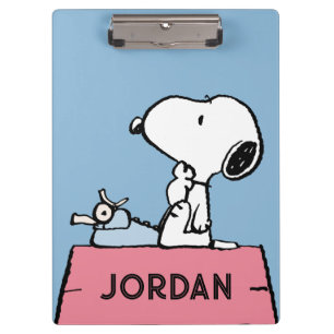 Carpeta De Pinza Cacahuetes   Esnoopia en la máquina de escribir