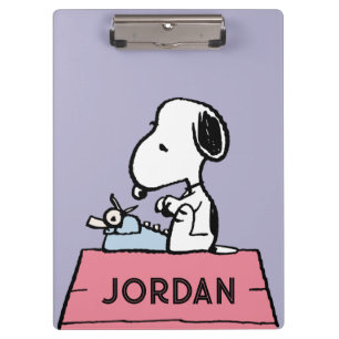 Carpeta De Pinza Cacahuetes   Esnoopia en la máquina de escribir