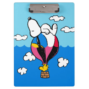 Carpeta De Pinza Cacahuetes Globo de aire caliente Snoopy & Woods