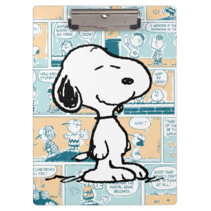 Carpeta De Pinza Cacahuetes   Patrón cómico de Snoopy