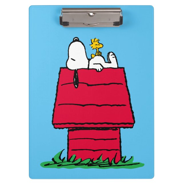 Carpeta De Pinza Cacahuetes | Snoopy & Woodstock Doghouse (Anverso)