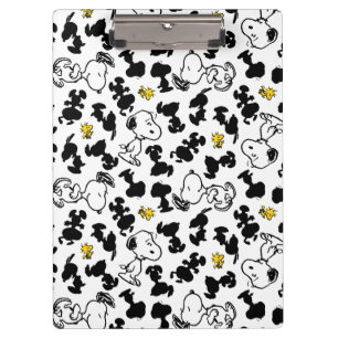 Carpeta De Pinza Cacahuetes   Snoopy & Woodstock Shadow Pattern