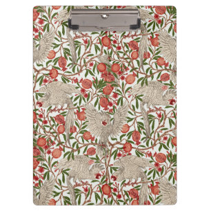 Carpeta De Pinza Cacatúa Blanca de Walter Crane Granada Roja Arte