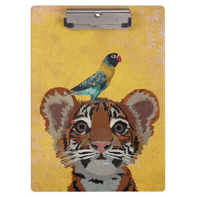 CARPETA DE PINZA CACHORRO DE TIGRE & AVE (Anverso)
