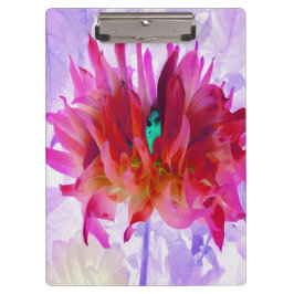 Carpeta De Pinza Cactus Rojo y Rosa Caliente Dahlia