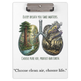 Carpeta De Pinza Cada Respiración Importa Arte de Conciencia Ambien