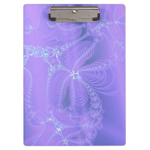 Carpeta De Pinza Cadenas púrpuras del fractal