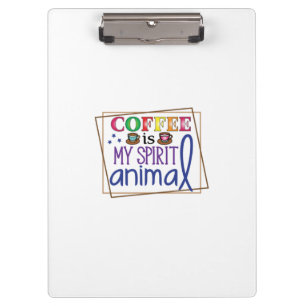 Carpeta De Pinza Café Art Café Es Mi Espíritu Animal 2