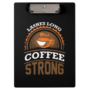 Carpeta De Pinza Café Art Coffee Strong