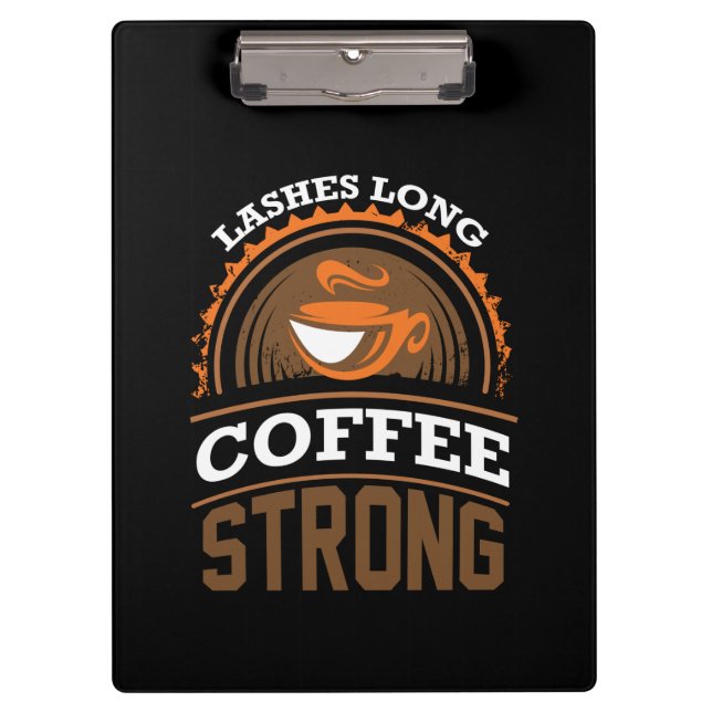 Carpeta De Pinza Café Art Coffee Strong (Anverso)