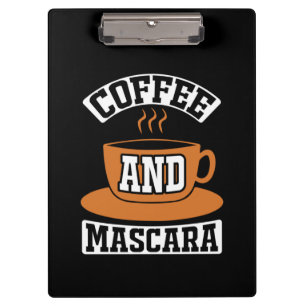 Carpeta De Pinza Café De Arte Y Mascara