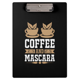 Carpeta De Pinza Café De Arte Y Mascara