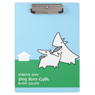 Carpeta De Pinza Café de perros