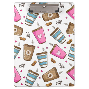 Carpeta De Pinza Café, Frijoles para café, corazón, amante del café
