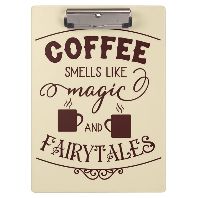Carpeta De Pinza Café Lover Café Huele A Magia (Anverso)