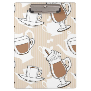 Carpeta De Pinza Café, modelo dulce