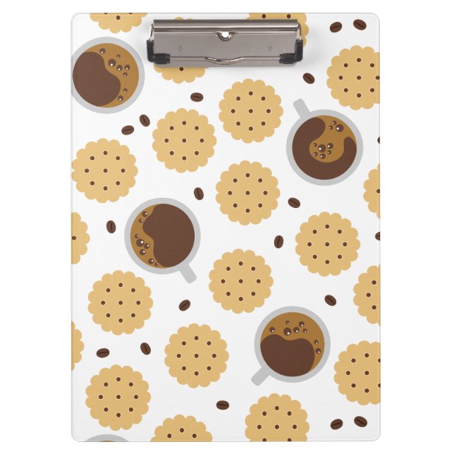 Carpeta De Pinza Café y cookies (Anverso)