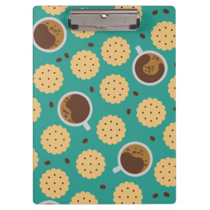 Carpeta De Pinza Café y cookies