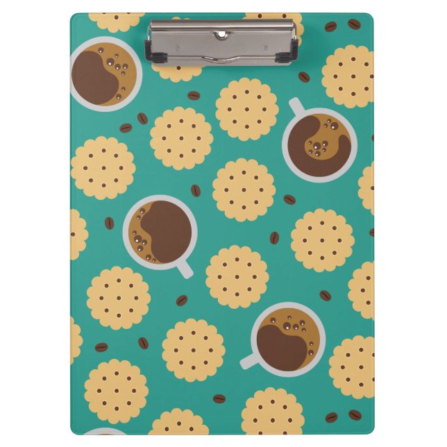 Carpeta De Pinza Café y cookies (Anverso)