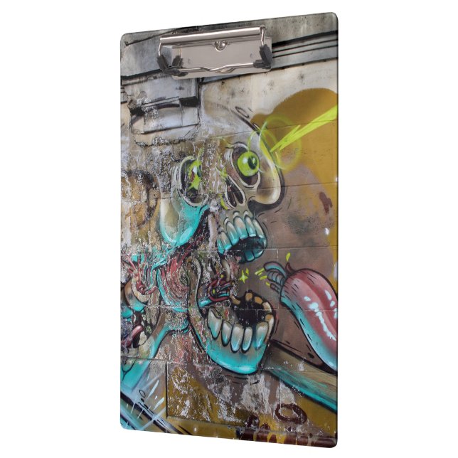 Carpeta De Pinza Calavera asustada (Izquierda)