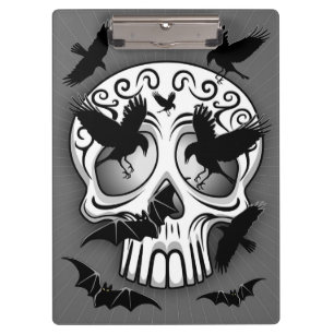 Carpeta De Pinza Calaveras decorativas de Halloween