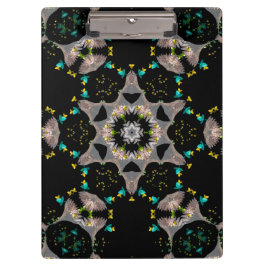 Carpeta De Pinza Calidoscopio Nocturno de Terciopelo 