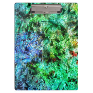 Carpeta De Pinza Calm blue abstract clipboard,Dazzling smooth blue 