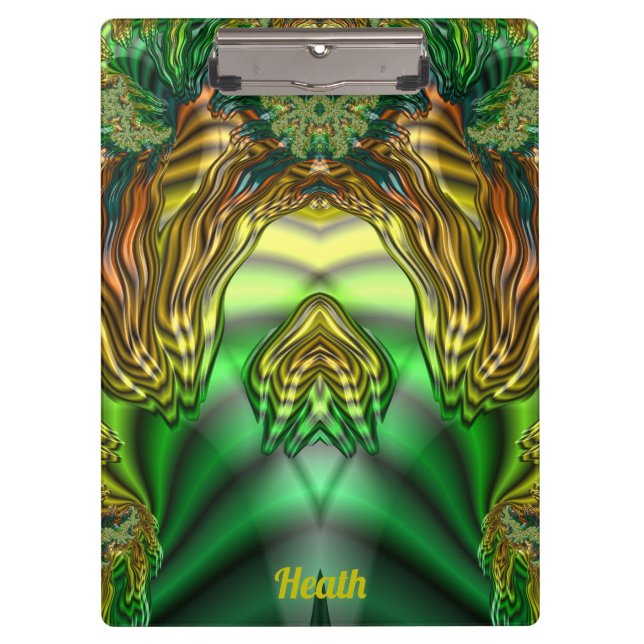 Carpeta De Pinza ¡CALOR ETHEREAL! Verde, Naranja, negro, gris amari (Anverso)