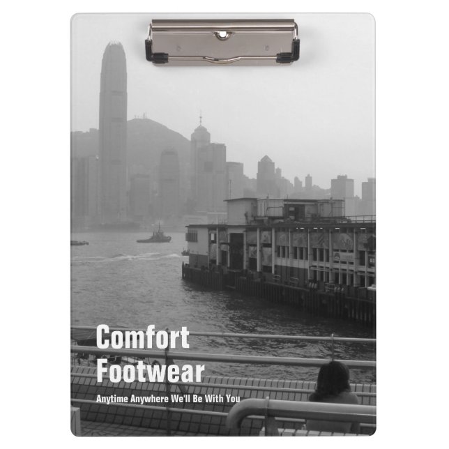 Carpeta De Pinza Calzado de confort en Hong Kong con tu nombre (Anverso)
