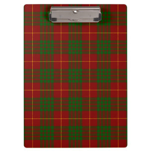Carpeta De Pinza Cameron tartan green