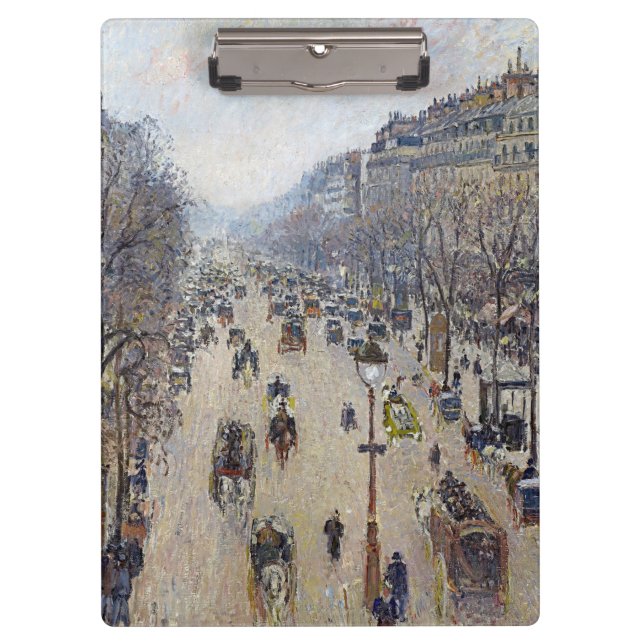 Carpeta De Pinza Camille Pissarro - Boulevard Montmartre, mañana (Anverso)