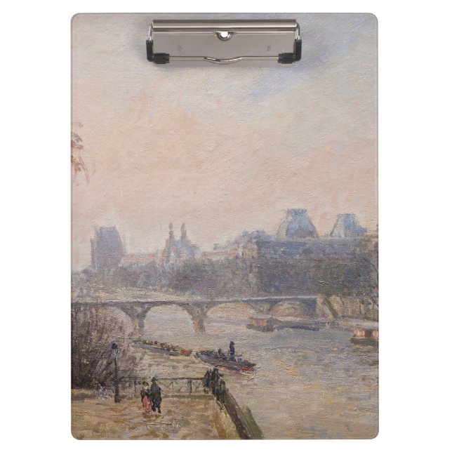 Carpeta De Pinza Camille Pissarro - El Sena y el Louvre (Anverso)
