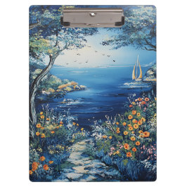 Carpeta De Pinza Camino de madera