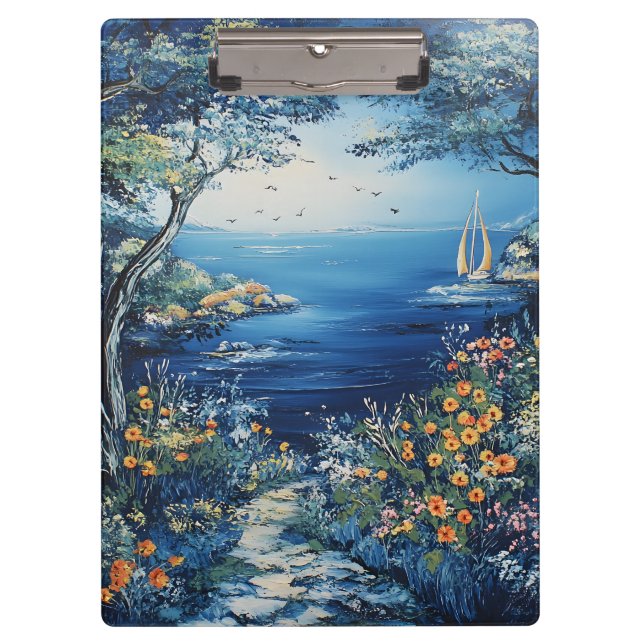 Carpeta De Pinza Camino de madera (Anverso)