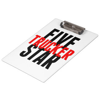 Carpeta De Pinza Camionero de cinco estrellas