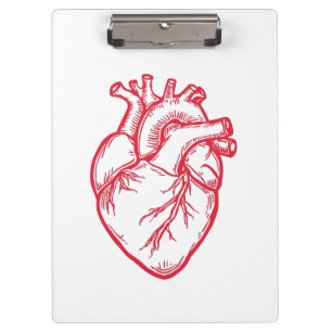 Carpeta De Pinza Camiseta de San Valentín de Corazón Anatómico