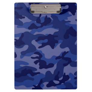 Carpeta De Pinza Camo azul marino, camuflaje
