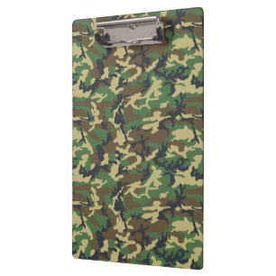 Carpeta De Pinza Camo verde