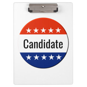 Carpeta De Pinza Campaña de candidatos personalizados para las ele