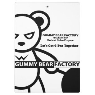 Carpeta De Pinza Campeonato Gummy de Fábrica de Osos