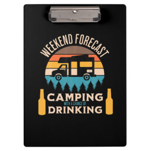 Carpeta De Pinza Camping De Cervezas Con Cumpleaños De Cerveza