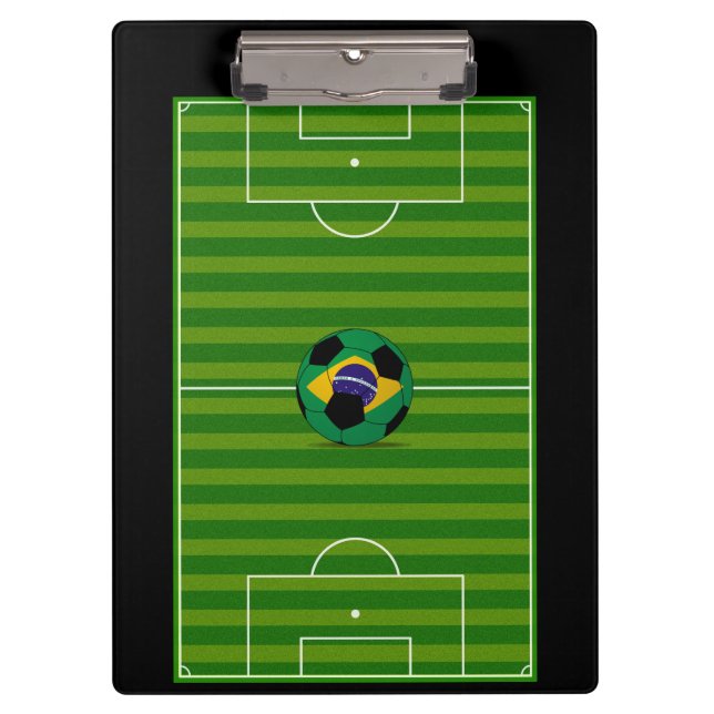 Carpeta De Pinza Campo de balón de fútbol (Anverso)