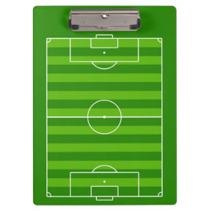 Carpeta De Pinza Campo de fútbol Personalizado de entrenador de fút