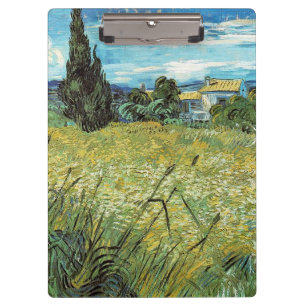 Carpeta De Pinza Campo de Trigo Verde Vincent van Gogh