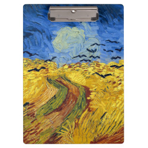 Carpeta De Pinza Campos de trigo de Van Gogh pintura impresionista