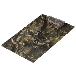 Carpeta De Pinza Camuflaje de árbol real